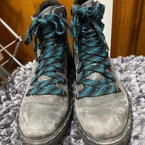 Sorel Black and Gray Trail/City Boots, Size 10